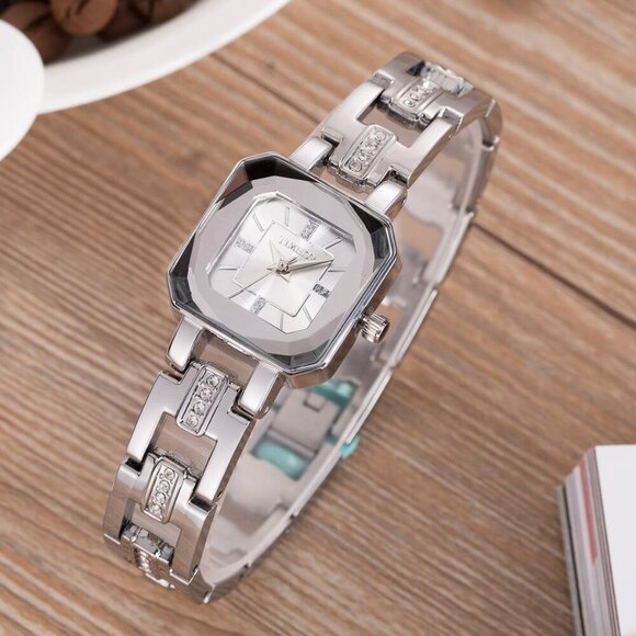 Women's Watches Bracelet Crystal Oval Dial Ladies Wrist Watch Japanese Quartz Wr - Picture 5 of 6